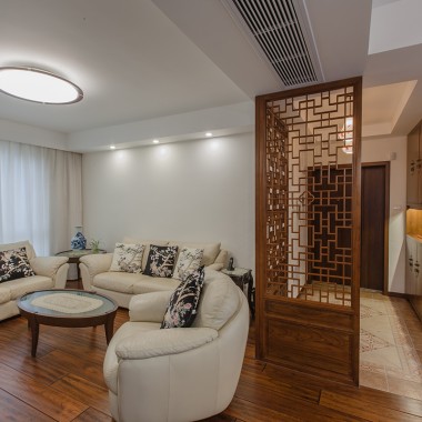 上海东淮海公寓125.6平米三居室中式古典风格27.3万全包装修案例效果图6863.jpg