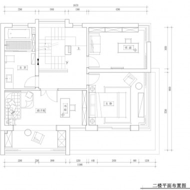 上海复地北桥城320平米四居室混搭风格风格75万全包装修案例效果图8125.jpg