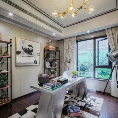 上海古北尚郡125平米三居室美式风格8.9万半包装修案例效果图6360.jpg