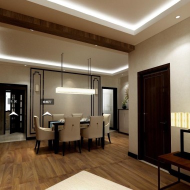 上海海上名邸106平米二居室现代风格18万全包装修案例效果图5965.jpg