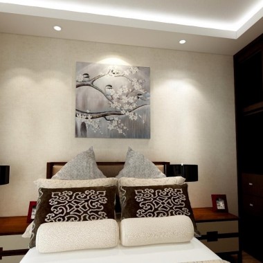 上海海上名邸106平米二居室现代风格18万全包装修案例效果图5974.jpg