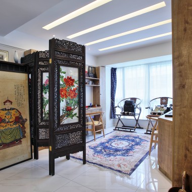上海淮海晶华220平米三居室混搭风格风格28万全包装修案例效果图4427.jpg
