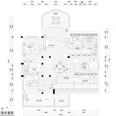 上海环岛翡翠湾340平米四居室简欧风格风格150万全包装修案例效果图7911.jpg