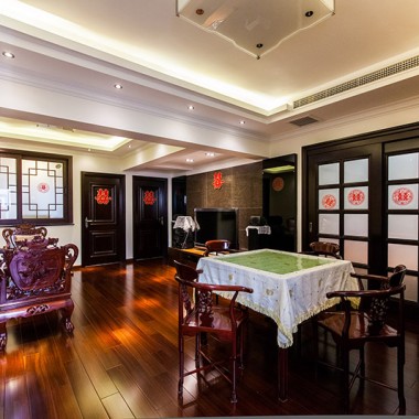 上海慧芝湖花园113平米二居室中式古典风格14.6万全包装修案例效果图5475.jpg