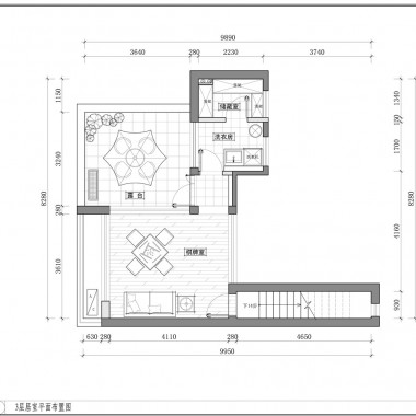 上海嘉骏花苑81平米四居室美式风格风格30万全包装修案例效果图5959.jpg