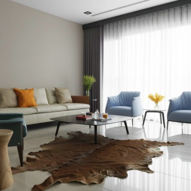 上海建德国际公寓119.8平米三居室北欧风格8.5万半包装修案例效果图6999.jpg