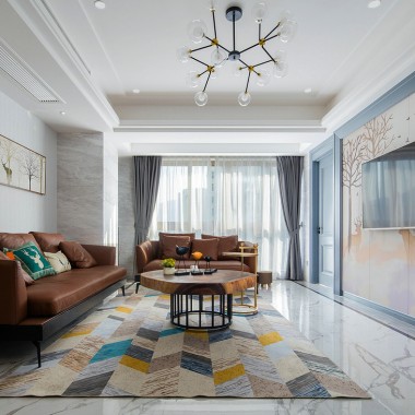 上海金地湾流域169平米四居室现代风格14万半包装修案例效果图4262.jpg