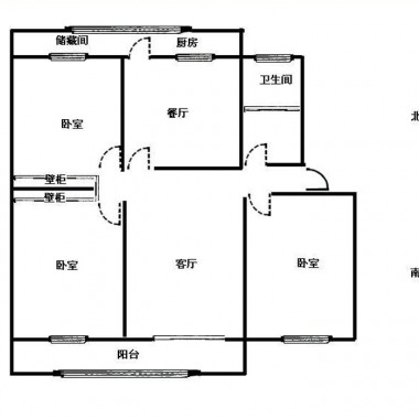 北京昌平和平家园145平米三居室新古典风格风格16万全包装修案例效果图334.jpg