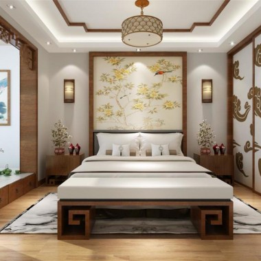北京常楹公元自由派100平米二居室现代风格6万半包装修案例效果图4084.jpg