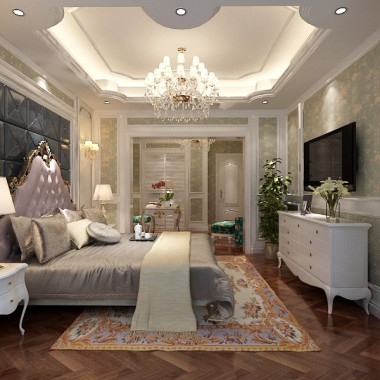北京朝廷公寓180平米四居室简欧风格风格15万半包装修案例效果图101.jpg
