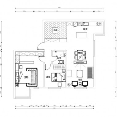 北京翠成馨园120平米三居室中式风格15万全包装修案例效果图1694.jpg