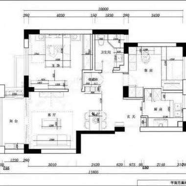 北京德鑫家园66平米一居室现代简约风格7.8万半包装修案例效果图287.jpg