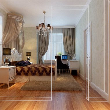 北京鼎城世家170平米四居室简欧风格风格14.5万全包装修案例效果图1340.jpg