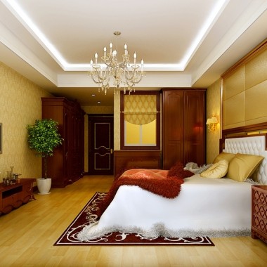 北京东方太阳城二期170平米三居室美式风格风格21万全包装修案例效果图3730.jpg