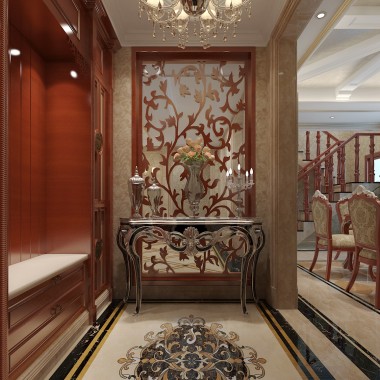 北京东方夏威夷142平米三居室中式古典风格16.6万全包装修案例效果图2215.jpg