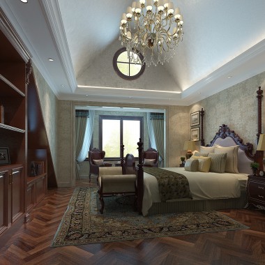 北京东方夏威夷142平米三居室中式古典风格16.6万全包装修案例效果图2235.jpg