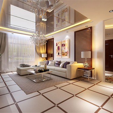 北京东恒时代一期100平米三居室现代简约风格11万全包装修案例效果图2572.jpg
