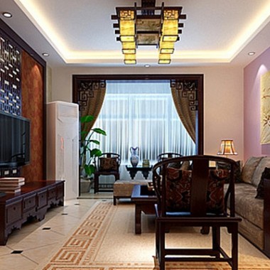 北京府前官邸140平米三居室中式风格风格12万全包装修案例效果图973.jpg