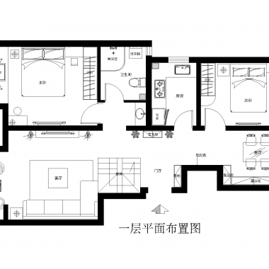 北京格林云墅170平米别墅简欧风格风格14万全包装修案例效果图1129.png