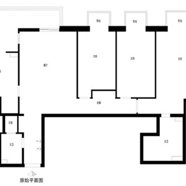 北京观湖国际174.4平米二居室现代简约风格19万全包装修案例效果图3536.jpg