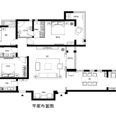 北京观林园95.9平米二居室新中式风格风格15万全包装修案例效果图997.jpg