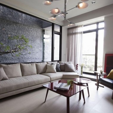 北京冠城大通百旺府106平米二居室现代风格风格8.1万全包装修案例效果图2487.jpg