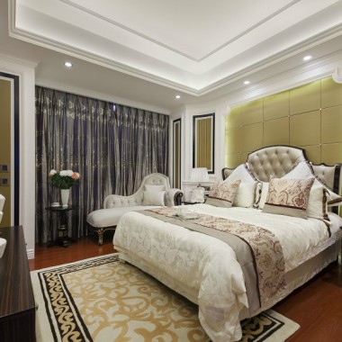 上海凯利海华府146平米三居室欧式风格10.4万半包装修案例效果图6825.jpg