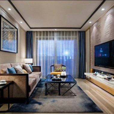 上海灵新小区61平米二居室中式风格4.3万半包装修案例效果图5449.jpg