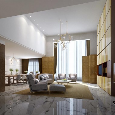 北京华鼎世家260平米四居室现代简约风格28万全包装修案例效果图2053.jpg
