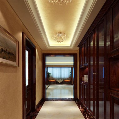 北京华辉苑130平米三居室欧美风情风格12.9万全包装修案例效果图1082.jpg