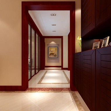 北京国美第一城140平米三居室新中式风格风格19.4万全包装修案例效果图700.jpg