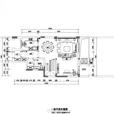 上海绿城玉兰花园246平米三居室简欧风格风格37.5万半包装修案例效果图8440.jpg