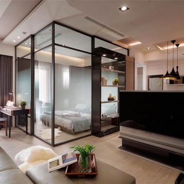 北京鸿博家园52平米一居室现代风格5万全包装修案例效果图609.jpg