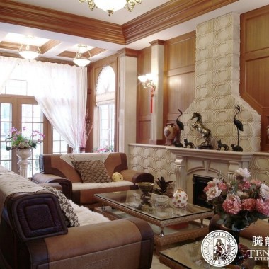 上海绿洲比华利花园250平米别墅现代简约风格45万全包装修案例效果图7809.jpg