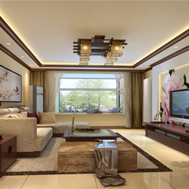 北京花园路甲1号院156平米四居室中式风格风格17.5万全包装修案例效果图138.jpg