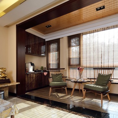 上海绿洲香岛180平米三居室现代风格18.5万半包装修案例效果图6003.jpg