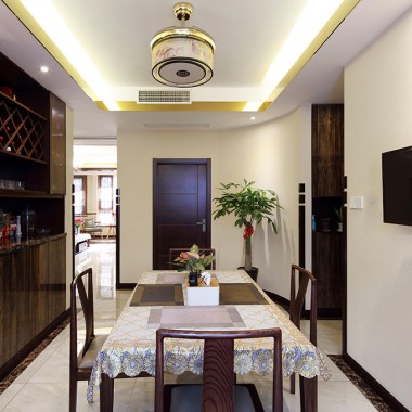 上海绿洲香岛180平米三居室现代风格18.5万半包装修案例效果图6017.jpg