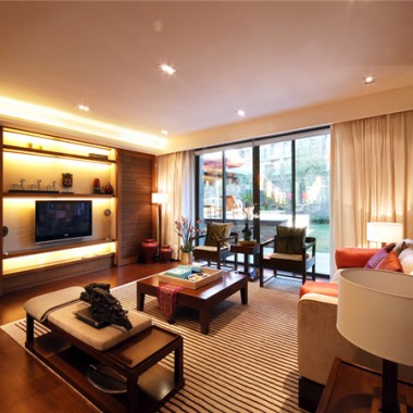 北京建邦华庭129平米三居室中式风格风格18.2万全包装修案例效果图3420.jpg