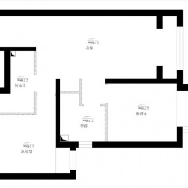 北京金地格林小镇75平米二居室简约风格风格8.6万全包装修案例效果图2820.jpg