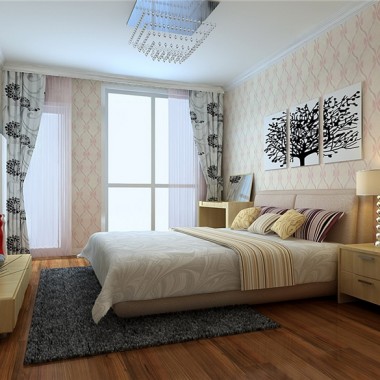 北京金地格林小镇120平米三居室现代简约风格10.5万全包装修案例效果图3149.jpg