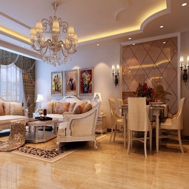 北京华业东方玫瑰83平米二居室简欧风格风格2.8万半包装修案例效果图1869.jpg