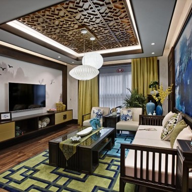 北京华远铭悦世家160.8平米四居室中式风格风格23万全包装修案例效果图3406.jpg
