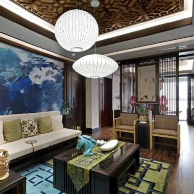 北京华远铭悦世家160.8平米四居室中式风格风格23万全包装修案例效果图3411.jpg