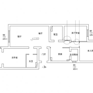 北京回龙观新村108平米三居室现代简约风格9万全包装修案例效果图4040.jpg