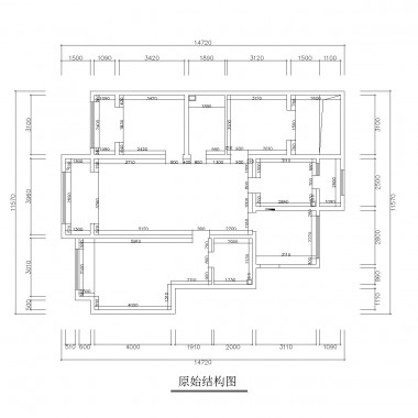 北京金科廊桥水岸156平米四居室混搭风格风格17.7万全包装修案例效果图1085.jpg