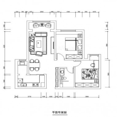 北京京贸国际公馆90平米二居室新古典风格风格4.2万半包装修案例效果图1528.jpg