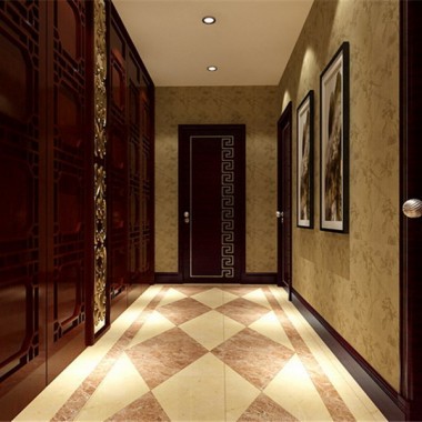 北京九龙花园120平米三居室中式风格风格14万全包装修案例效果图2525.jpg