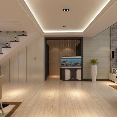 北京久敬庄150平米四居室现代简约风格17万全包装修案例效果图726.jpg