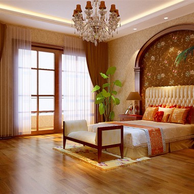 北京首开常青藤93平米三居室中式风格风格4万半包装修案例效果图5492.jpg