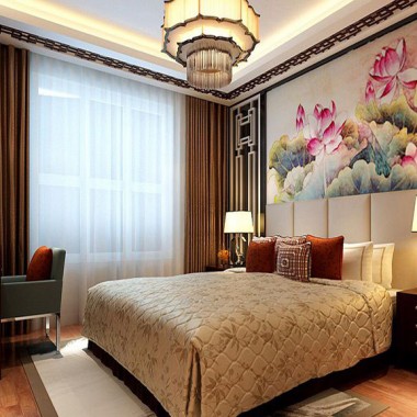 北京卡尔公寓小区260平米四居室中式风格风格39.1万全包装修案例效果图2122.jpg